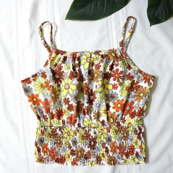 Retro floral tank top - Picture 2 of 8